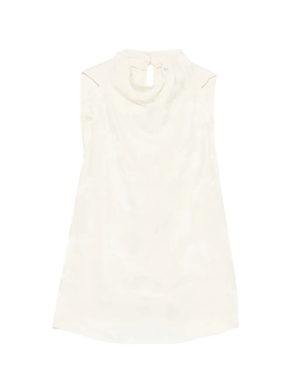 Топ с высоким воротом и цветочным принтом Forte Forte, бежевый
Топ с высоким воротом и цветочным принтом Forte Forte, бежевый