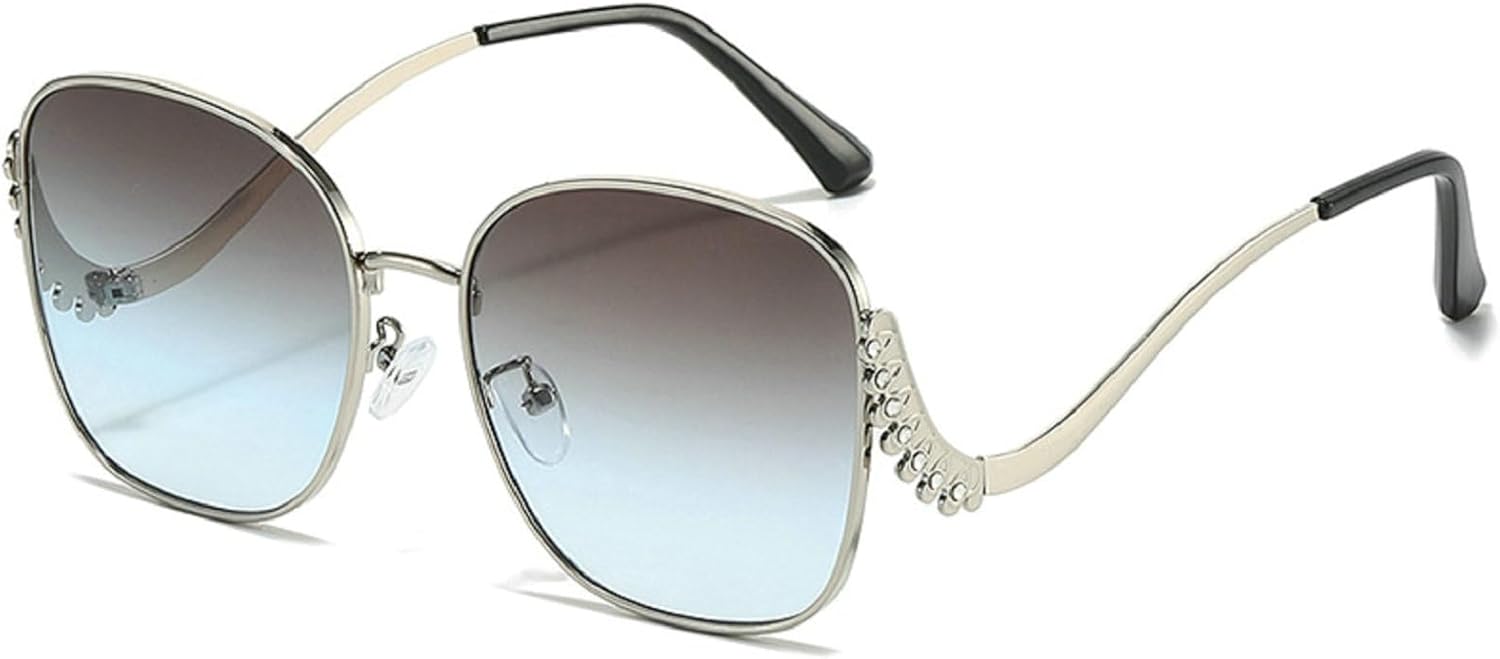 Ретро-солнцезащитные очки большого квадратного размера для женщин, золотая металлическая оправа, бриллиантовые солнцезащитные очки, роскошные сверкающие очки со стразами mincl, Brown Blue
Ретро-солнцезащитные очки большого квадратного размера для женщин, золотая металлическая оправа, бриллиантовые солнцезащитные очки, роскошные сверкающие очки со стразами mincl, Brown Blue