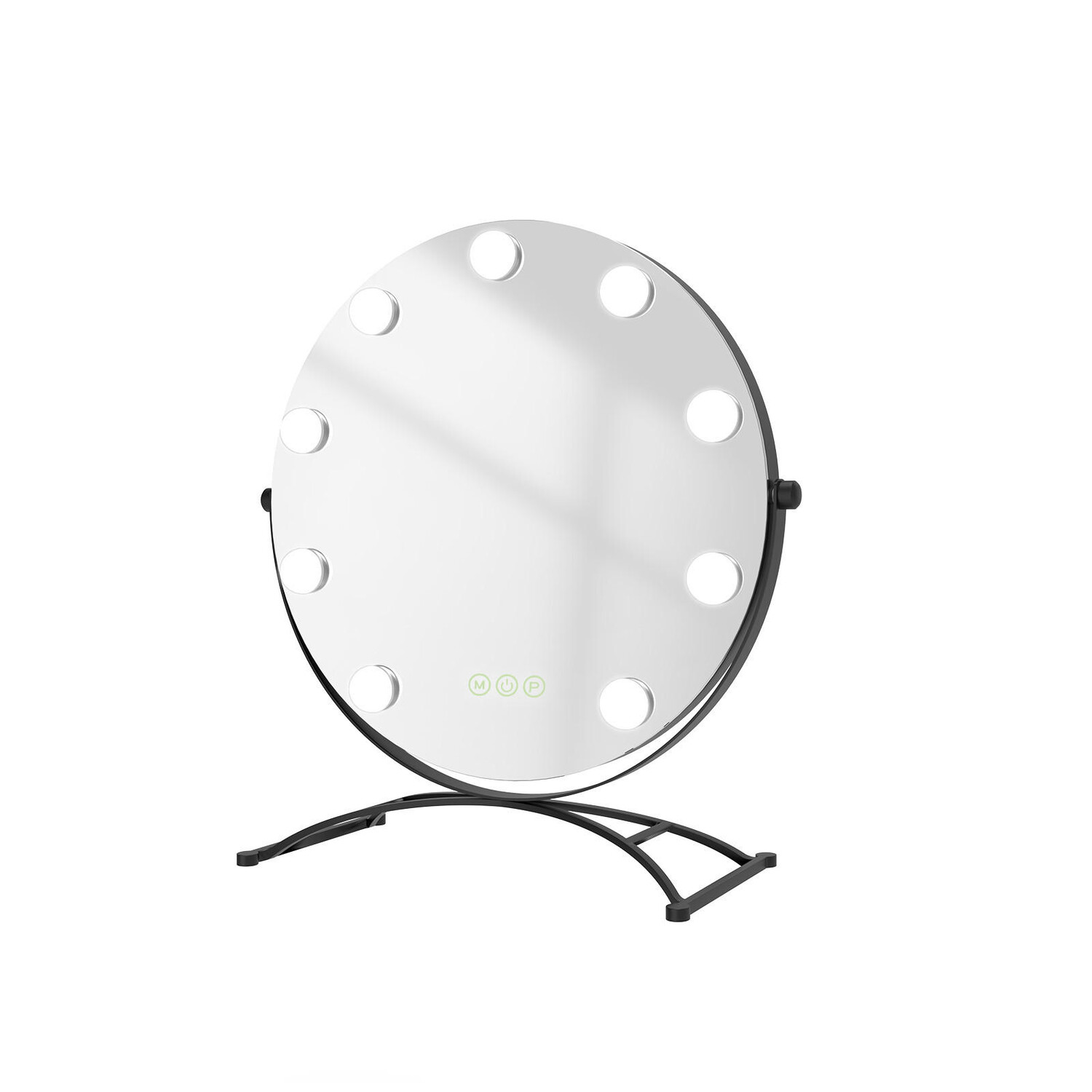 Косметическое зеркало круглое с подсветкой Emke, черный
Косметическое зеркало круглое с подсветкой Emke, черный