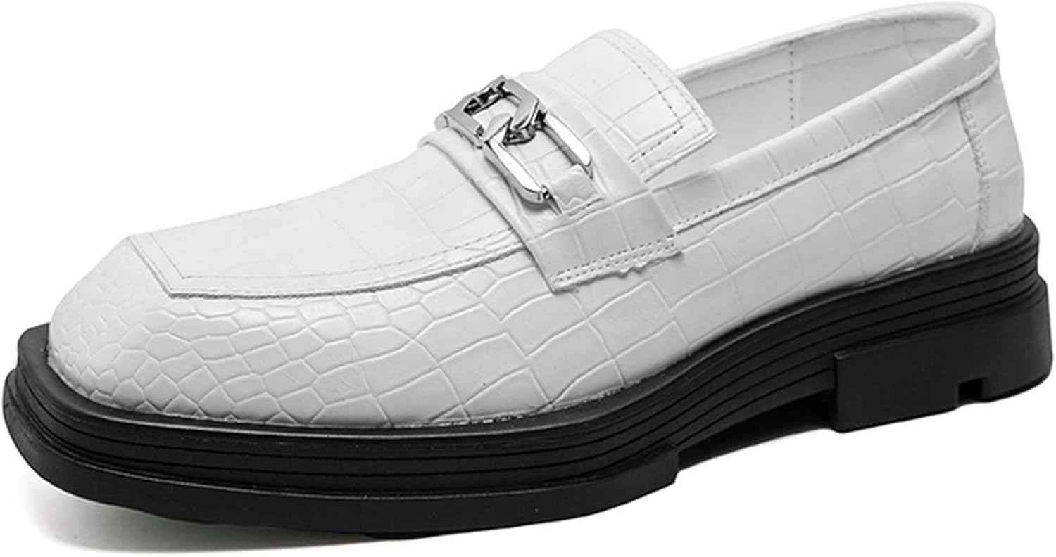 Мужские лоферы с квадратным носком, модные, с толстой подошвой, для увеличения роста, деловые, офисная форма, туфли, повседневные прогулочные, свадебные и банкетные костюмы, кожаные туфли Generic, белый
Мужские лоферы с квадратным носком, модные, с толстой подошвой, для увеличения роста, деловые, офисная форма, туфли, повседневные прогулочные, свадебные и банкетные костюмы, кожаные туфли Generic, белый