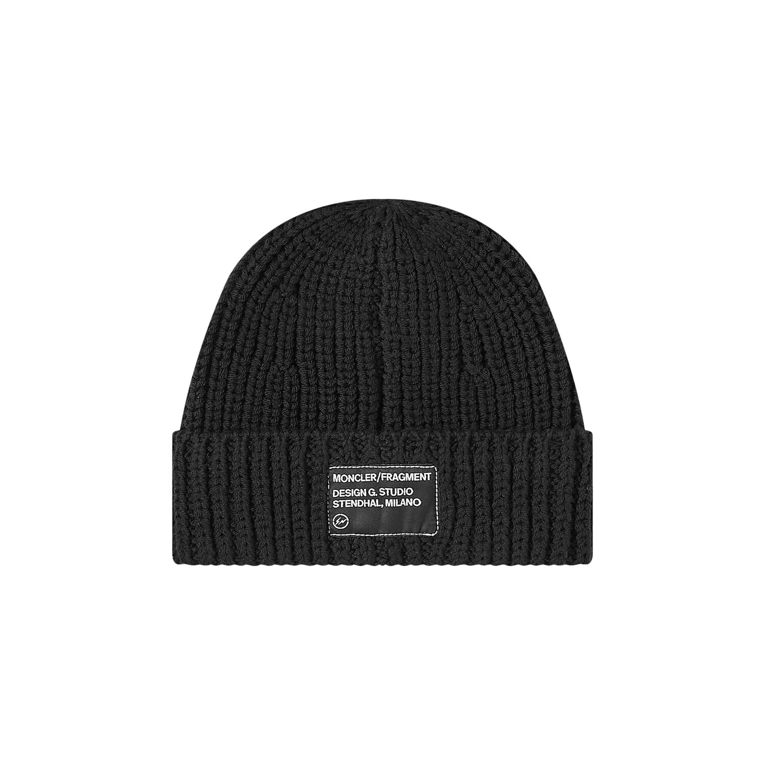 Шапка Moncler Genius 7 с нашивкой-логотипом Черный 
Шапка Moncler Genius 7 с нашивкой-логотипом Черный