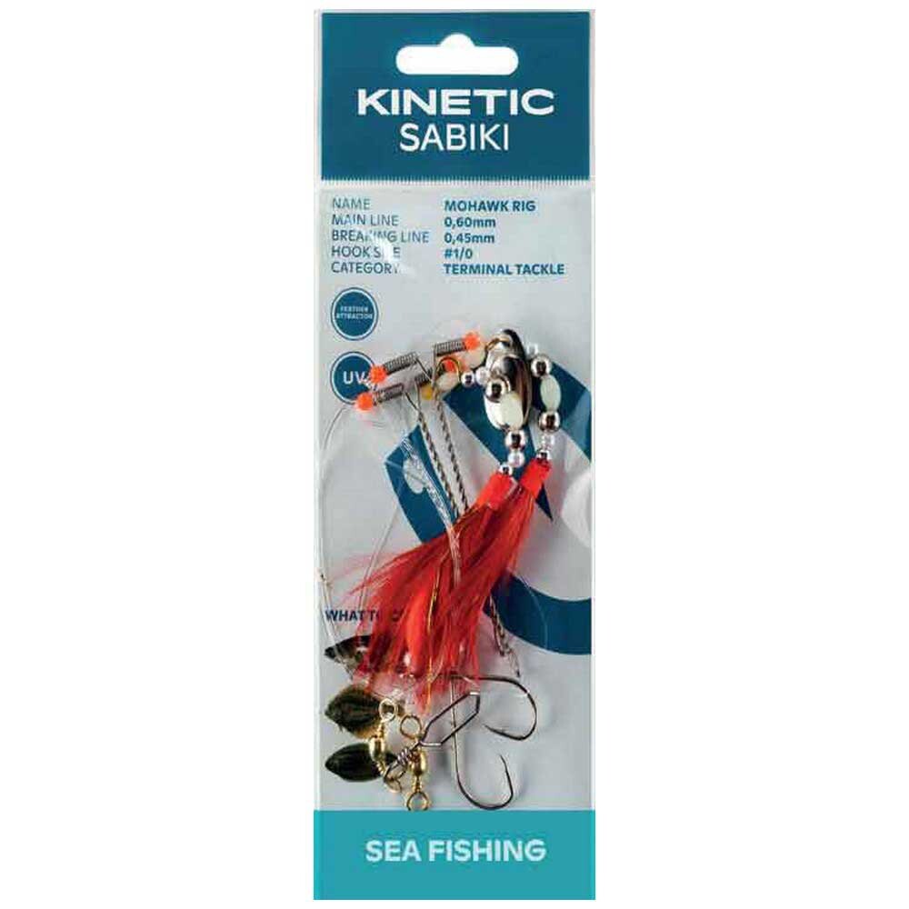 Оснастки Kinetic Sabiki Mohawk, прозрачный
Оснастки Kinetic Sabiki Mohawk, прозрачный