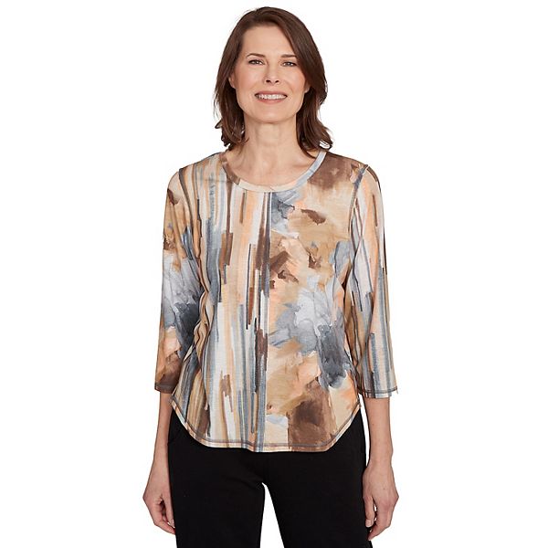 Топ Petite spliced floral stripe Alfred Dunner
Топ Petite spliced floral stripe Alfred Dunner