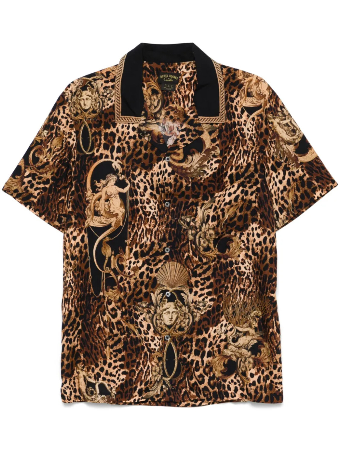 Рубашка Camilla с короткими рукавами и воротником-стойкой, коричневый
Рубашка Camilla с короткими рукавами и воротником-стойкой, коричневый