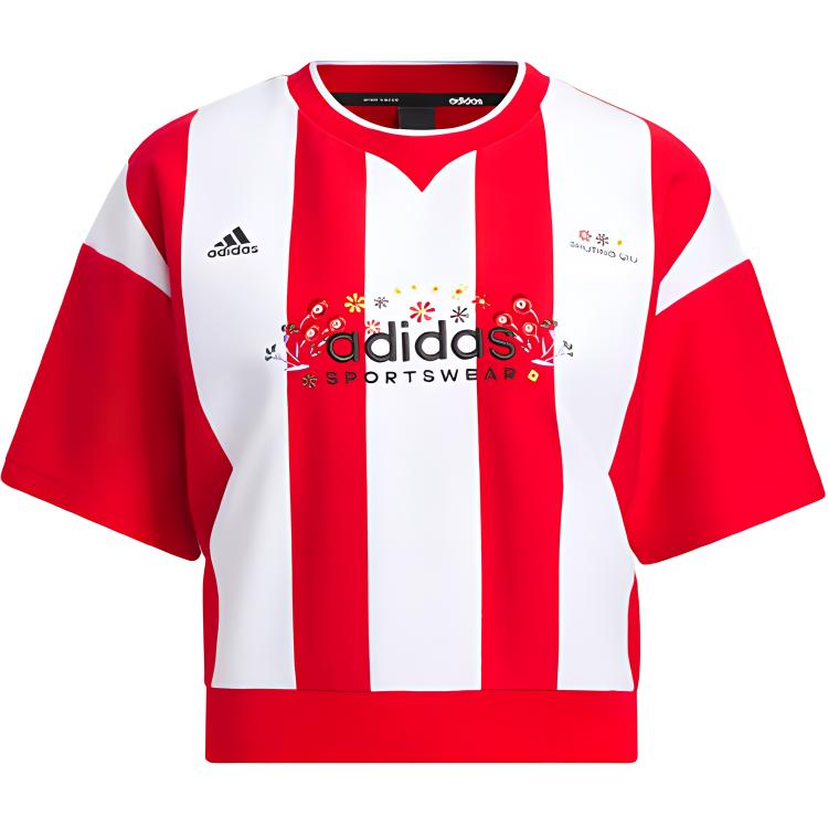 Футболка с рукавом дроп-шилоу женская светло-алая Adidas, красный/белый
Футболка с рукавом дроп-шилоу женская светло-алая Adidas, красный/белый