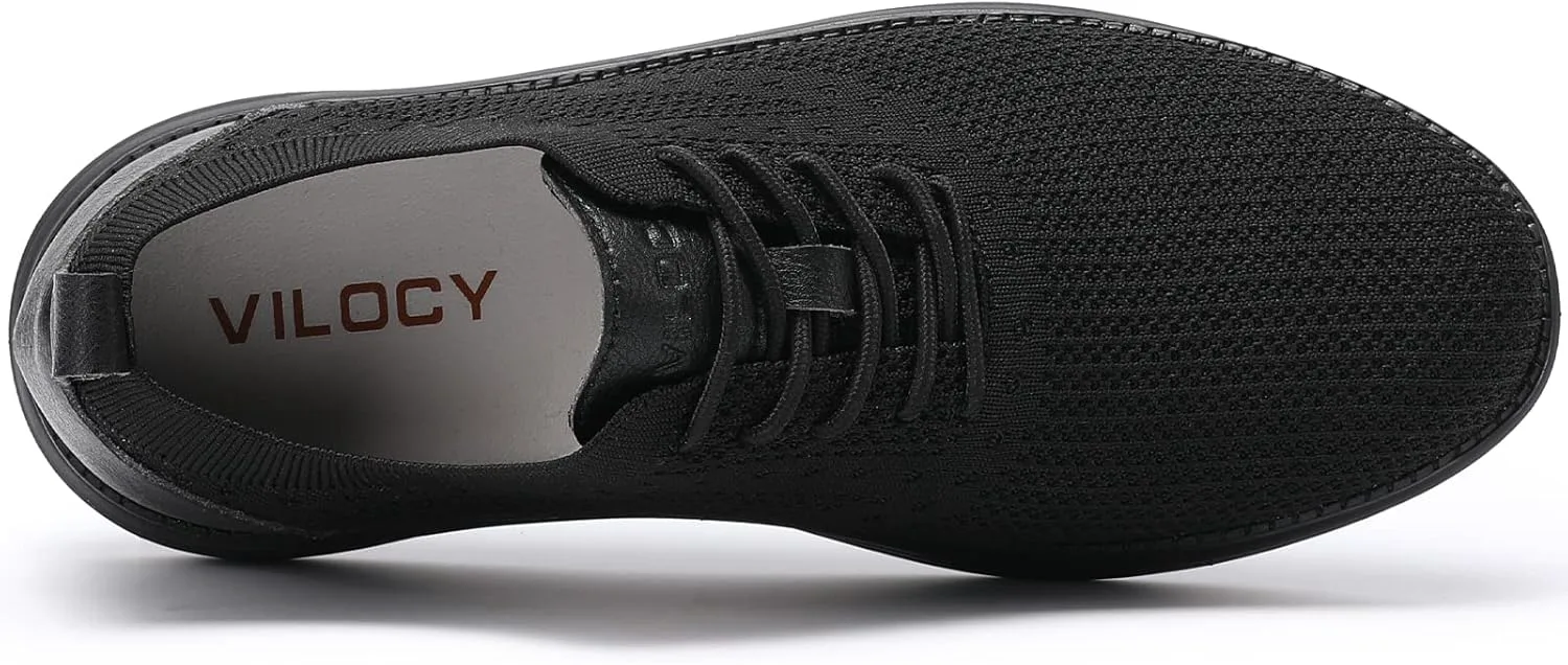 Мужские повседневные кроссовки VILOCY с шнуровкой, оксфорды для бизнеса, сетчатые, дышащие, для ходьбы, удобные теннисные, черный
Мужские повседневные кроссовки VILOCY с шнуровкой, оксфорды для бизнеса, сетчатые, дышащие, для ходьбы, удобные теннисные, черный