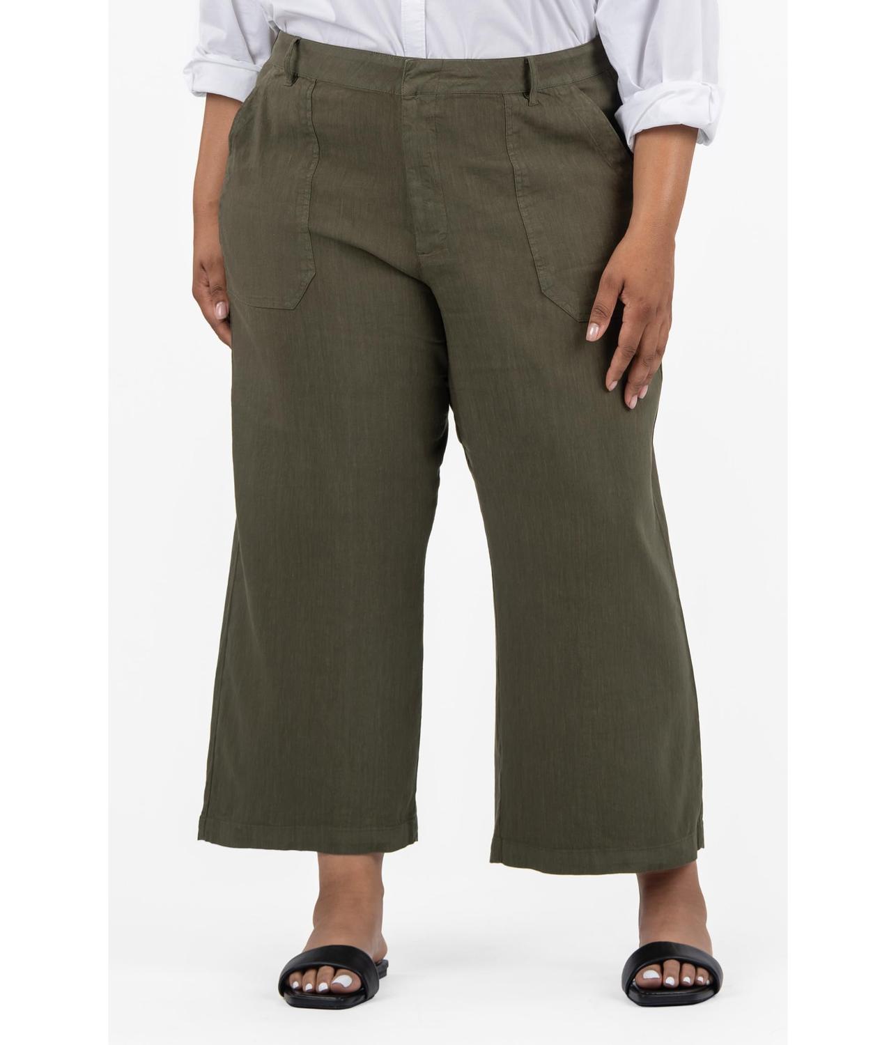 Джинсы KUT from the Kloth Plus Size Topaz-Wide Leg Pant W/Porkchop Pockets, Forest
Джинсы KUT from the Kloth Plus Size Topaz-Wide Leg Pant W/Porkchop Pockets, Forest