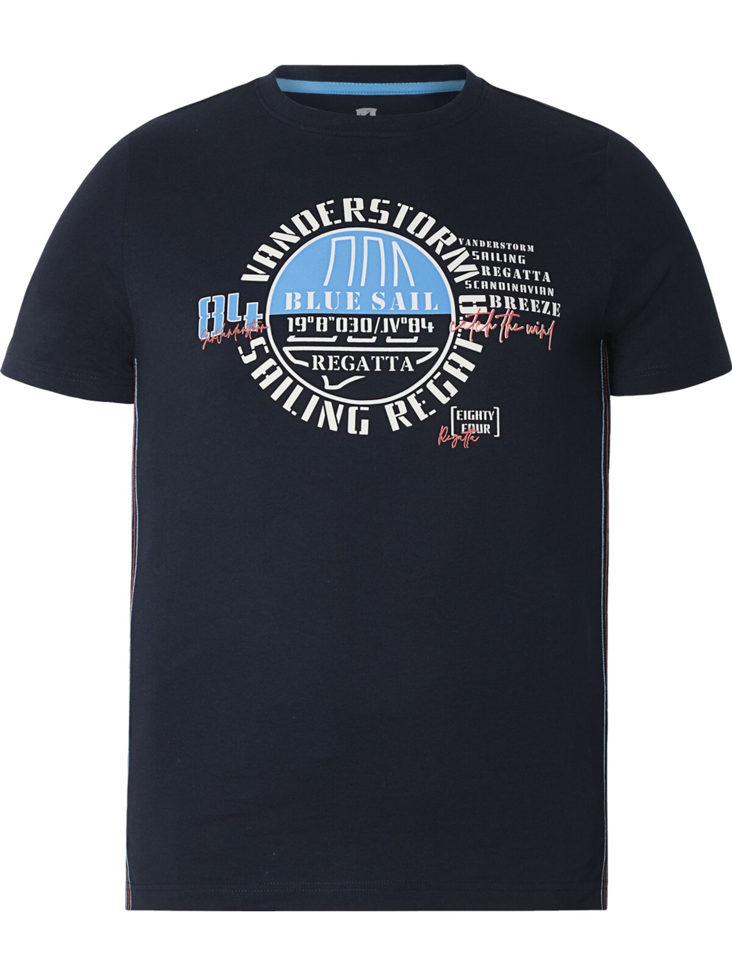 Jan Vanderstorm Футболка 'Ulfert' в светло-синем, темно-синем
Jan Vanderstorm Футболка 'Ulfert' в светло-синем, темно-синем