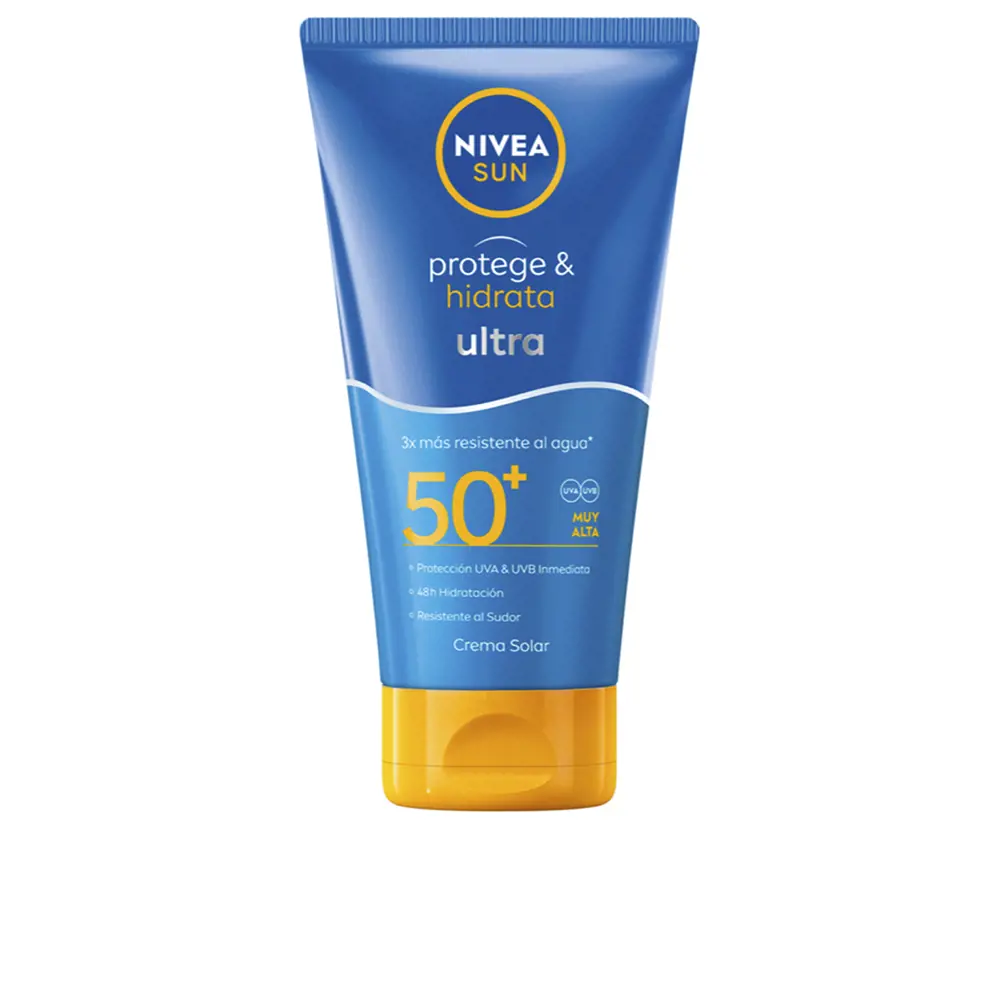 Солнцезащитный крем Sun Protege&Hidrata Ultra Spf50+ Nivea, 150 мл 
Солнцезащитный крем Sun Protege&Hidrata Ultra Spf50+ Nivea, 150 мл