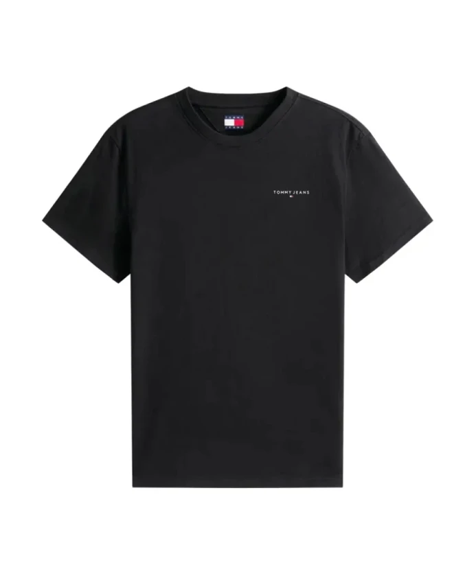 Черная хлопковая футболка с логотипом Tommy Jeans, черный
Черная хлопковая футболка с логотипом Tommy Jeans, черный