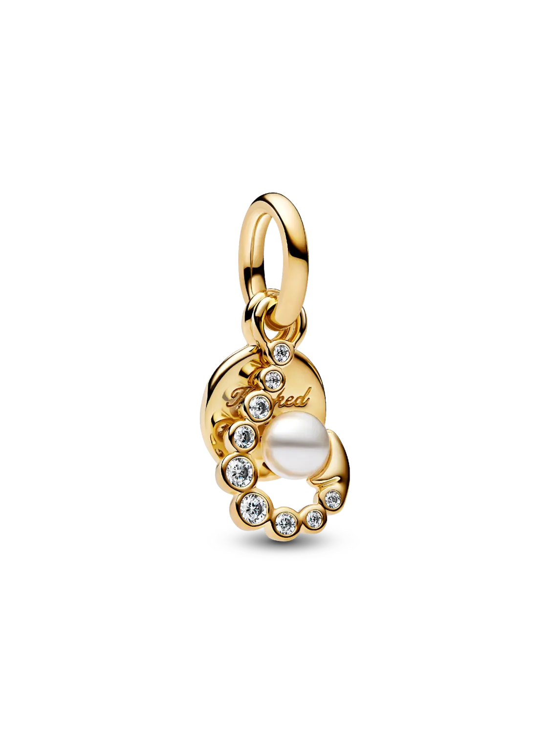 Двойная подвеска-крючок Pandora, 14-каратное золотое покрытие
Двойная подвеска-крючок Pandora, 14-каратное золотое покрытие