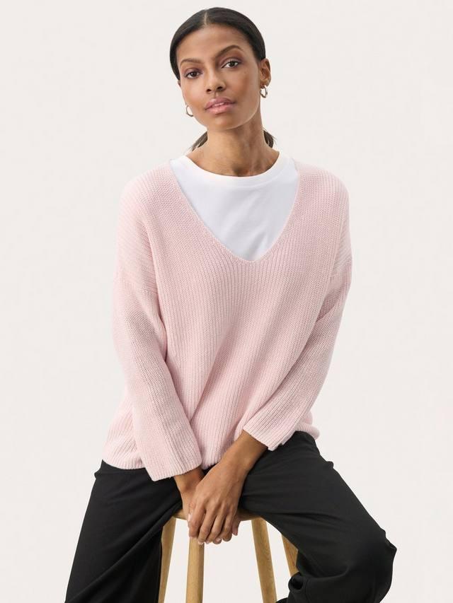 Богатый льняной джемпер etrona с v-образным вырезом Part Two, цвет Mauve Chalk
Богатый льняной джемпер etrona с v-образным вырезом Part Two, цвет Mauve Chalk