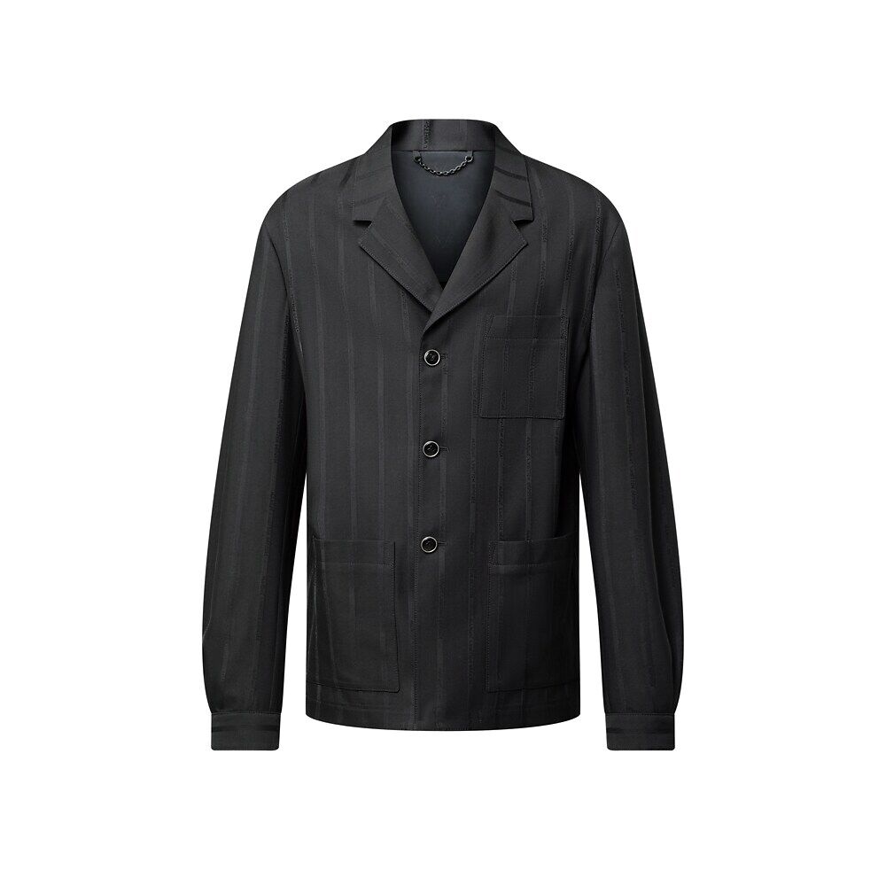 Неконструкционный однобортный пиджак Louis Vuitton, черный
Неконструкционный однобортный пиджак Louis Vuitton, черный