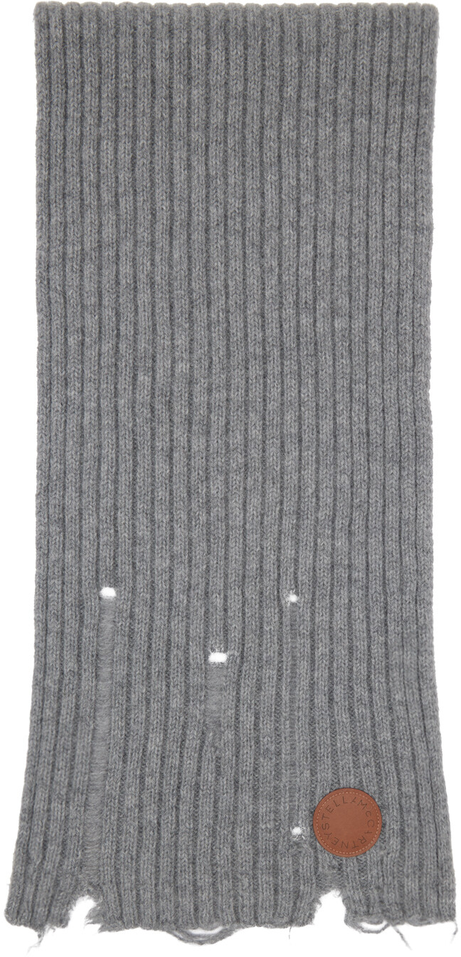 Серый шарф из рваной альпаки Stella McCartney
Серый шарф из рваной альпаки Stella McCartney