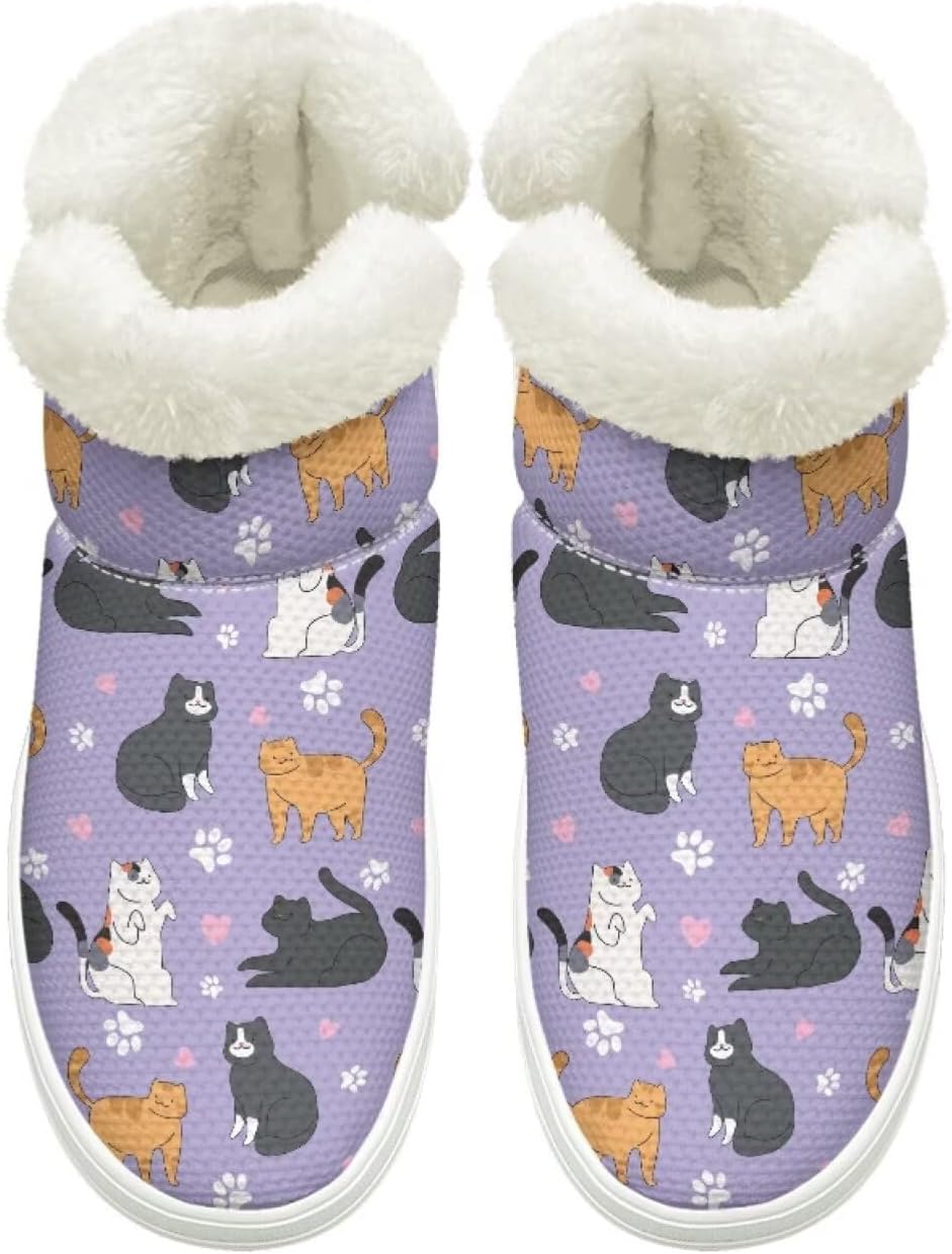 Зимние Ботинки на Легком Надевании для Женщин и Мужчин с Эластичной Липучкой у Щиколотки, Пушистые Снежные Ботинки с Меховой Подкладкой, Удобные, Нескользящая Подошва Cugasmaru, фиолетовый
Зимние Ботинки на Легком Надевании для Женщин и Мужчин с Эластичной Липучкой у Щиколотки, Пушистые Снежные Ботинки с Меховой Подкладкой, Удобные, Нескользящая Подошва Cugasmaru, фиолетовый