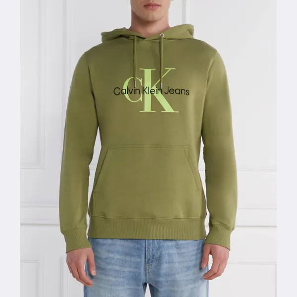 Толстовка с сезонным монологом классического кроя Calvin Klein, зеленый
Толстовка с сезонным монологом классического кроя Calvin Klein, зеленый