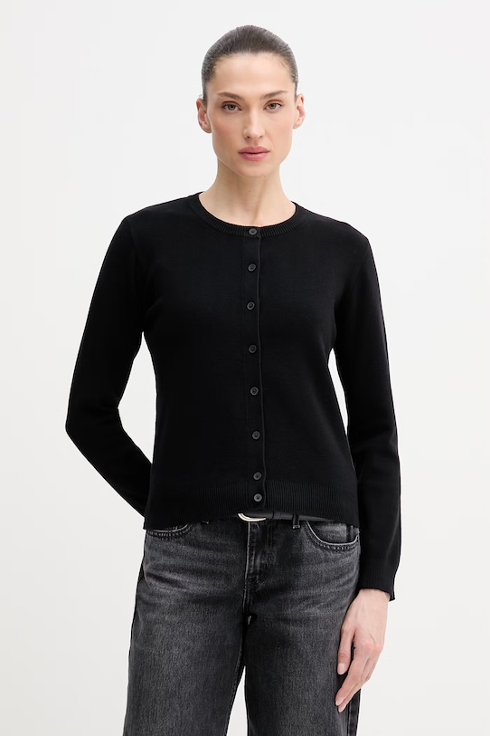 Хлопковый кардиган United Colors of Benetton, черный
Хлопковый кардиган United Colors of Benetton, черный