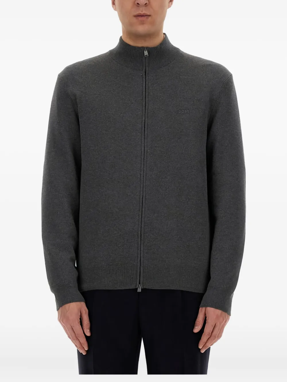Кардиган на молнии BOSS, серый
Кардиган на молнии BOSS, серый