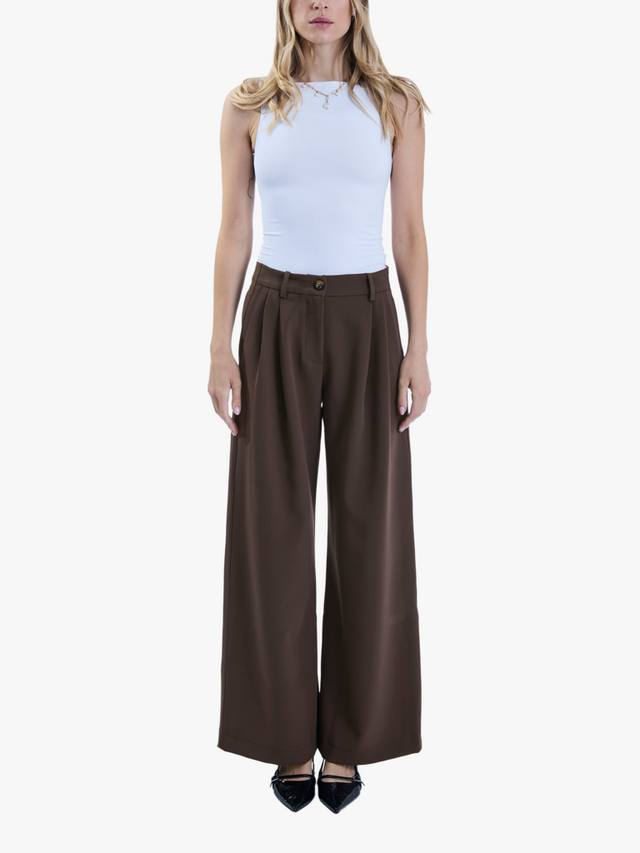 Широкие брюки в обтяжку James Lakeland, коричневый
Широкие брюки в обтяжку James Lakeland, коричневый