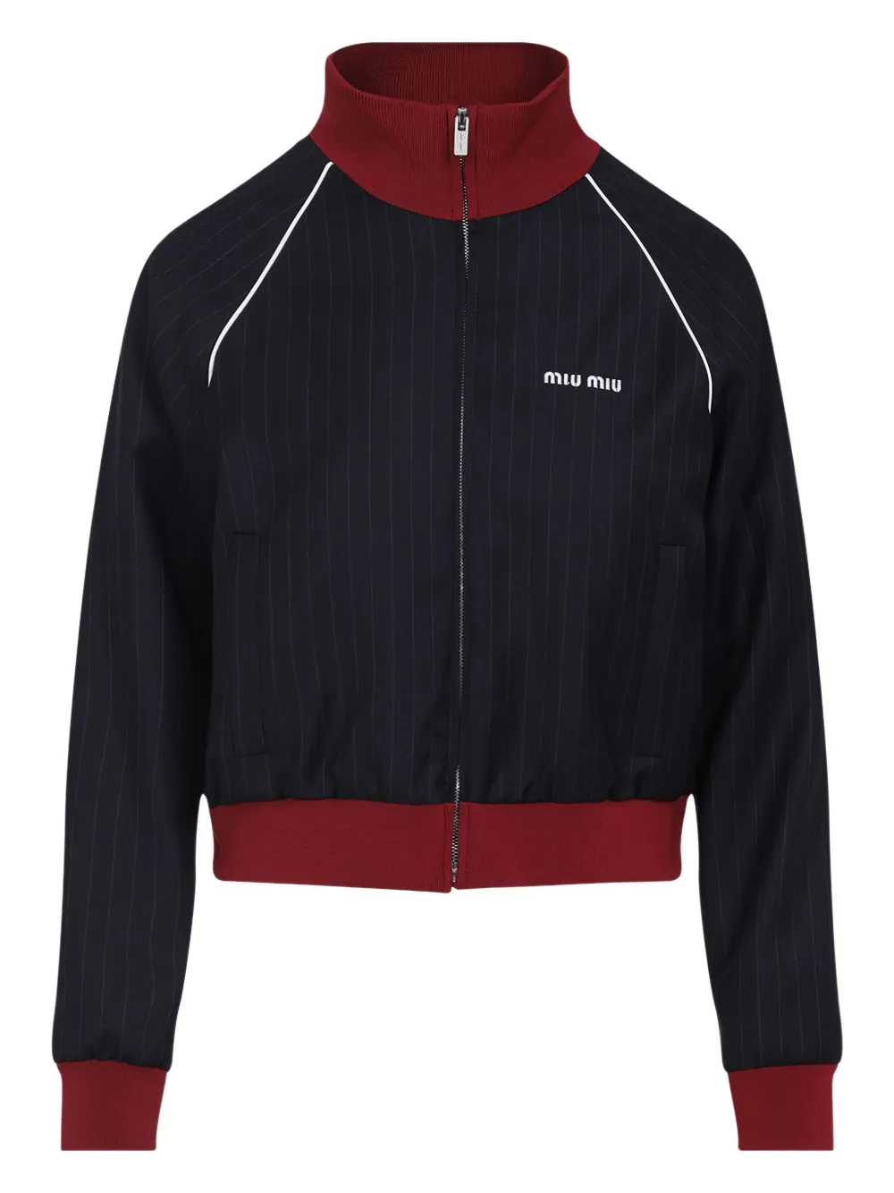 Шерстяная куртка в тонкую полоску MIU MIU, синий
Шерстяная куртка в тонкую полоску MIU MIU, синий