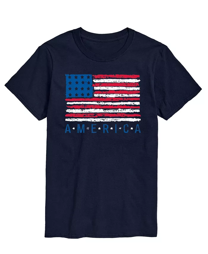Мужская футболка с коротким рукавом American Flag AIRWAVES, синий 
Мужская футболка с коротким рукавом American Flag AIRWAVES, синий