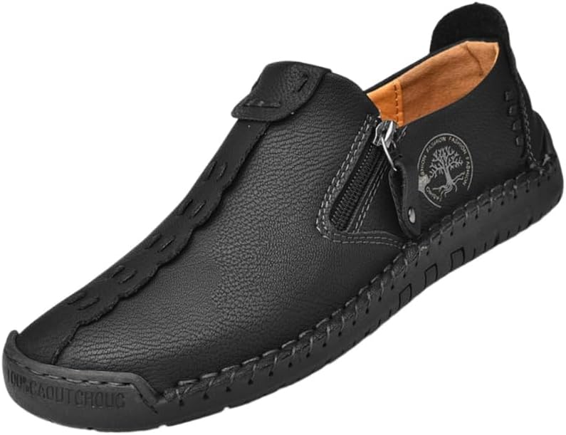 Мужские ретро-лоферы - с молнией, круглый носок, резиновая подошва, подходят как для повседневной носки, так и для официальных мероприятий Fmshi, черный
Мужские ретро-лоферы - с молнией, круглый носок, резиновая подошва, подходят как для повседневной носки, так и для официальных мероприятий Fmshi, черный