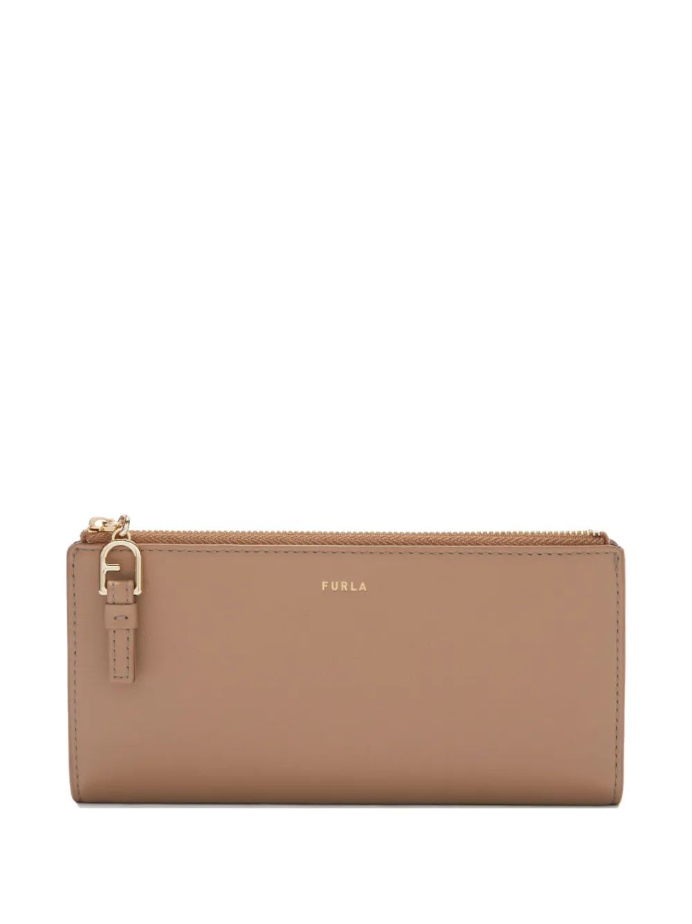 Кожаный кошелек Nuvola на молнии Furla, нейтральный 
Кожаный кошелек Nuvola на молнии Furla, нейтральный