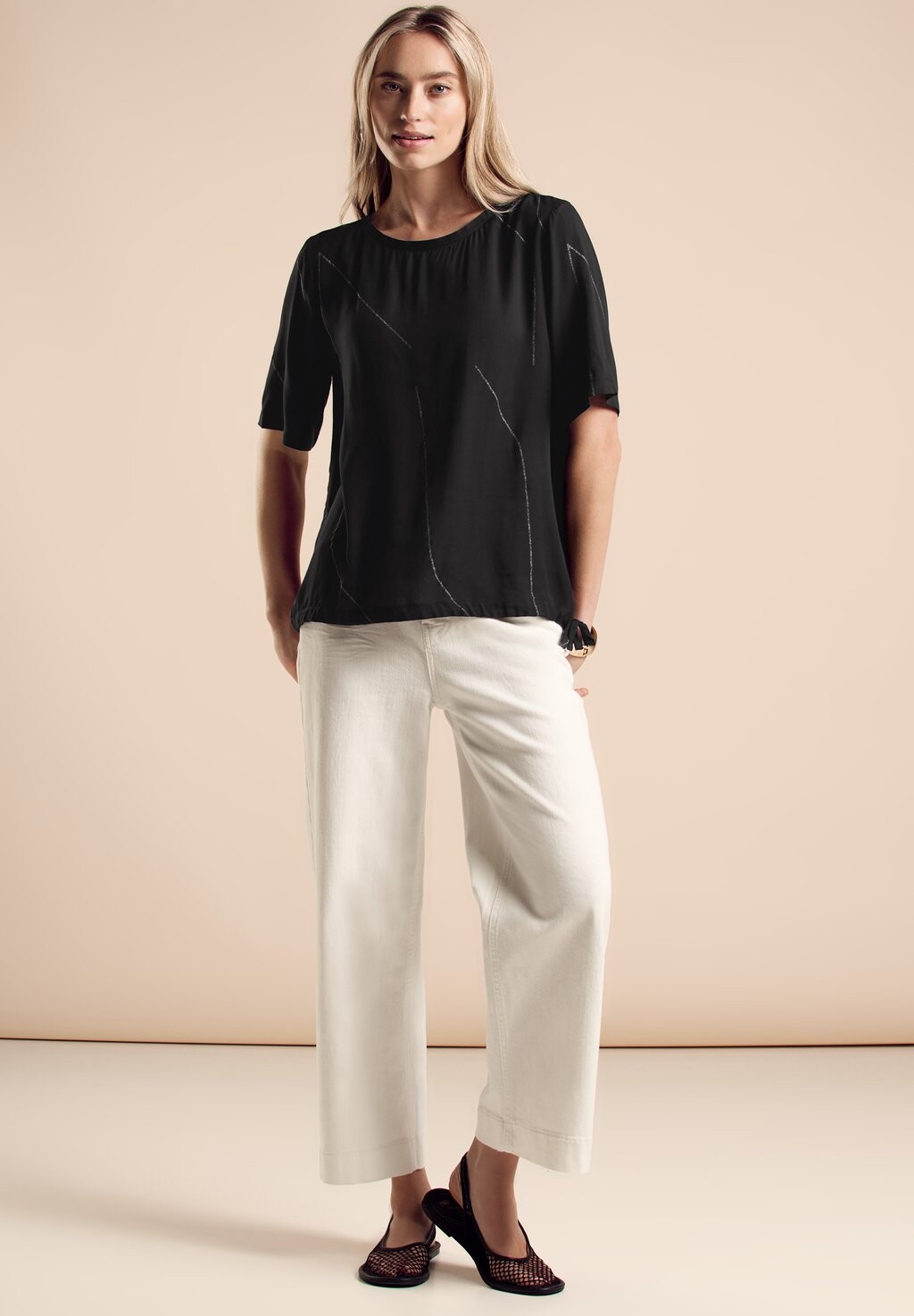 Блуза MIT TUNNELZUG Street One, черный
Блуза MIT TUNNELZUG Street One, черный