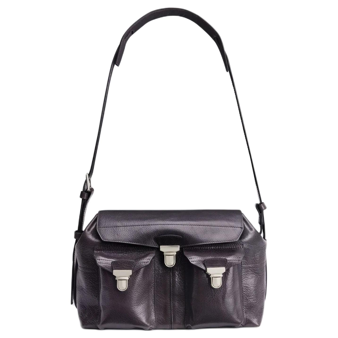 Lemaire Кожаная наплечная сумка среднего размера унисекс фиолетовая
Lemaire Кожаная наплечная сумка среднего размера унисекс фиолетовая