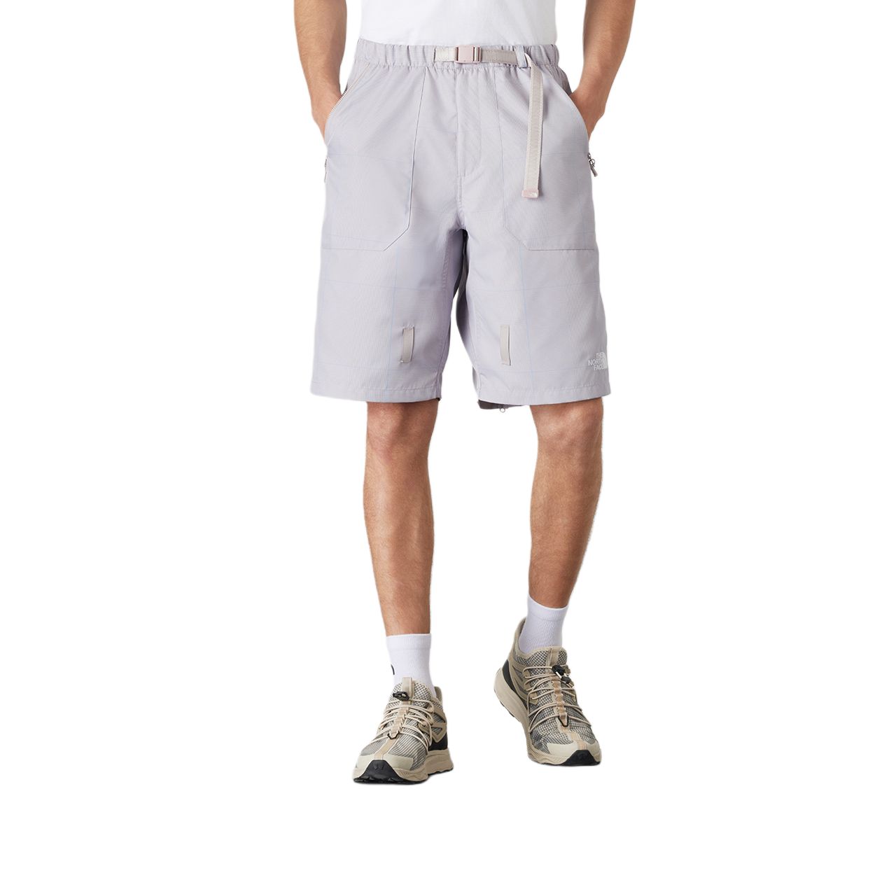 Шорты в клетку с карманом на молнии The North Face, 1oa/moon shadow серый
Шорты в клетку с карманом на молнии The North Face, 1oa/moon shadow серый