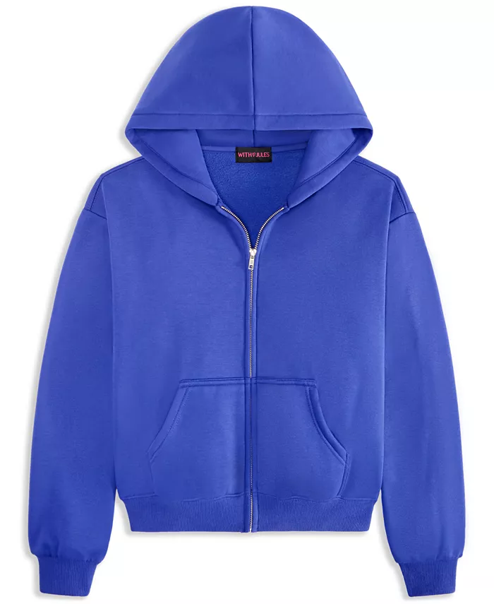 Худи с молнией и принтом банта для девочек постарше With Jules, синий
Худи с молнией и принтом банта для девочек постарше With Jules, синий