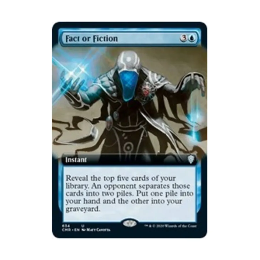 CCG Факт или вымысел (расширенное искусство) (U), MTG - Commander Legends
CCG Факт или вымысел (расширенное искусство) (U), MTG - Commander Legends