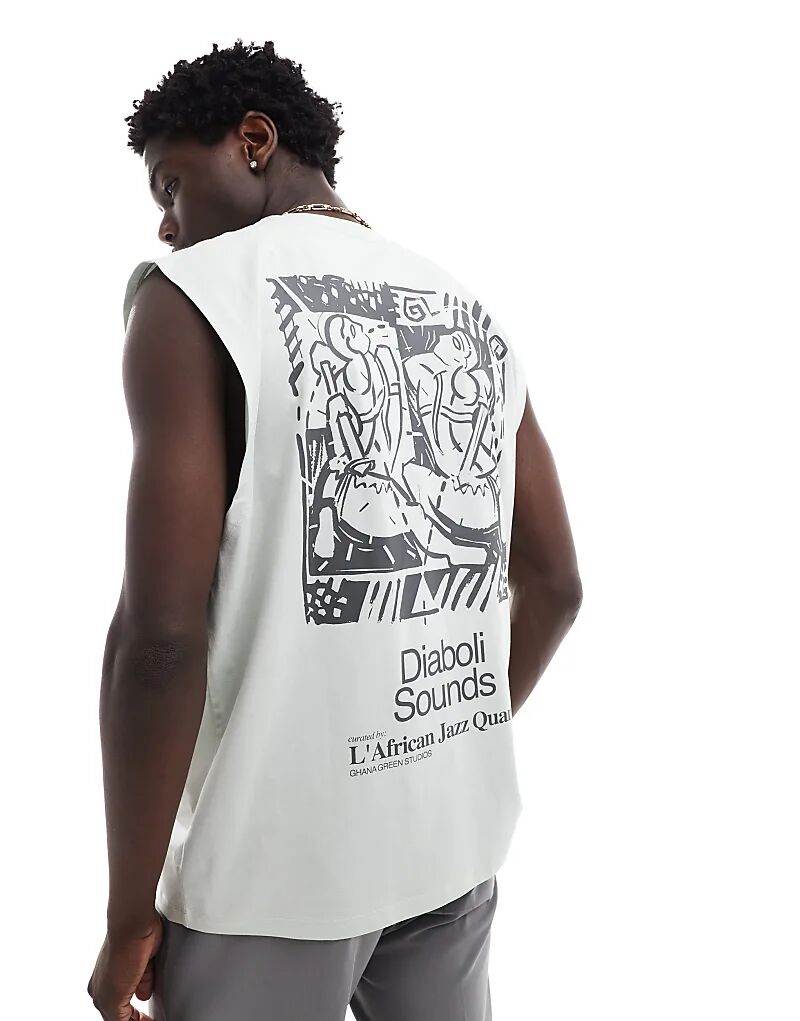 Топ свободного кроя серого цвета с абстрактным принтом на спине ASOS DESIGN
Топ свободного кроя серого цвета с абстрактным принтом на спине ASOS DESIGN