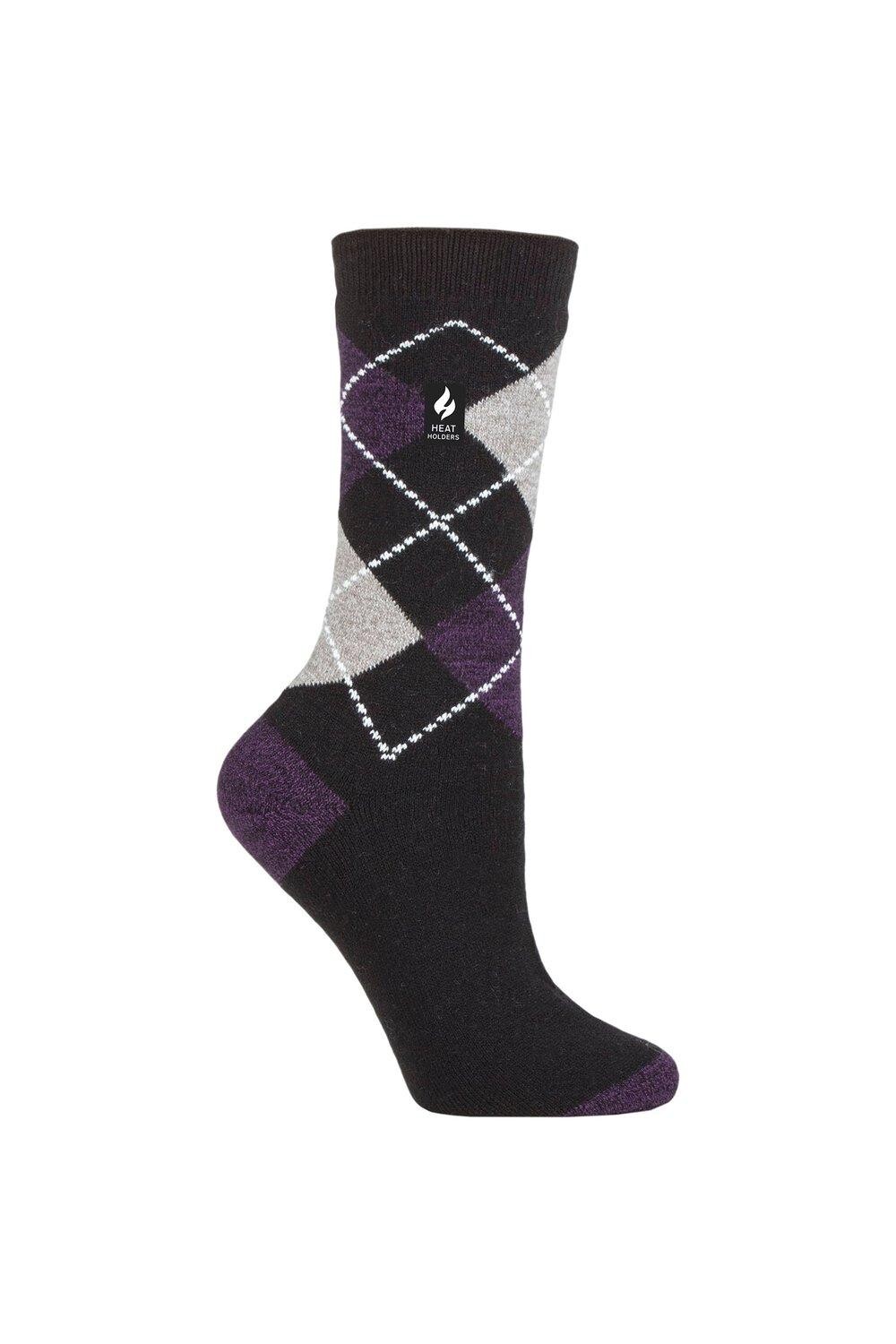 1 пара носков 1.0 TOG Ultralite в полоску, с узором и узорами SOCKSHOP Heat Holders, фиолетовый
1 пара носков 1.0 TOG Ultralite в полоску, с узором и узорами SOCKSHOP Heat Holders, фиолетовый