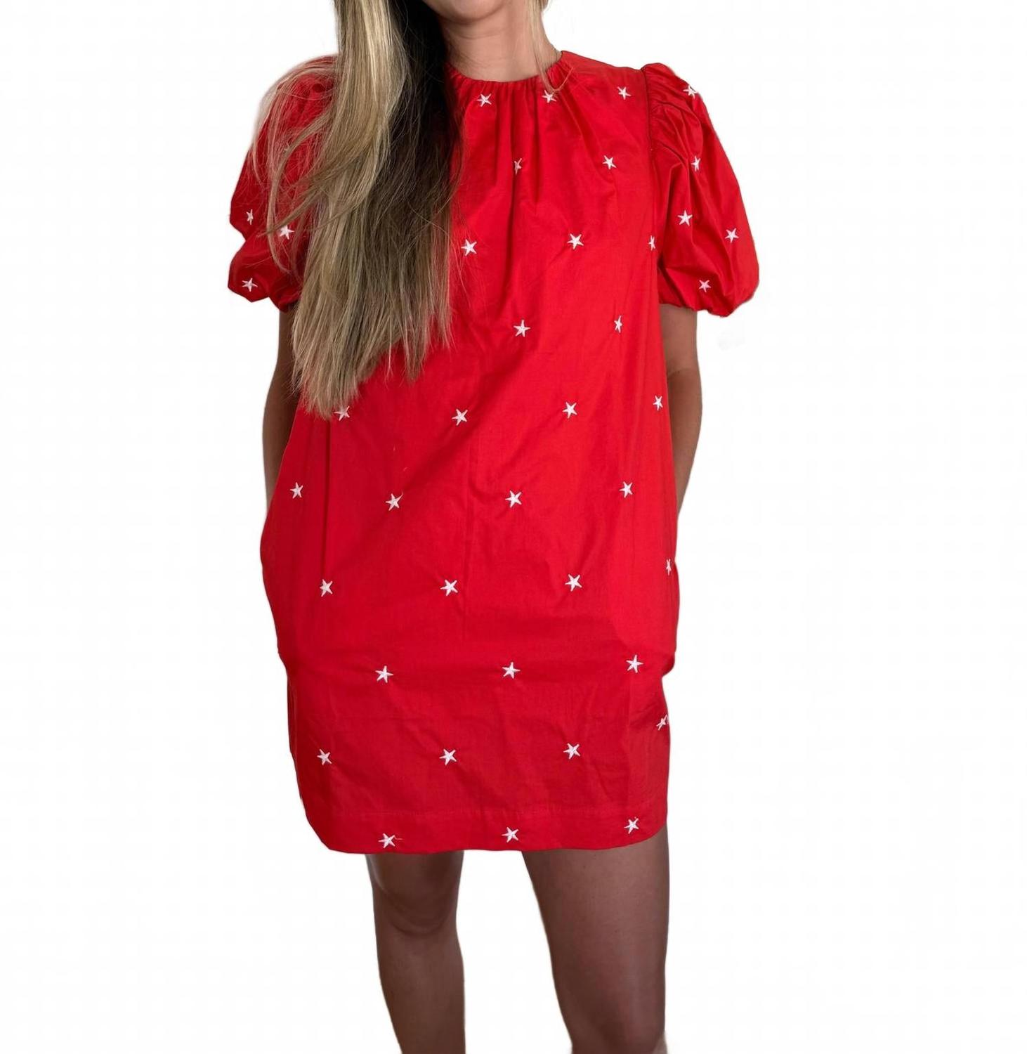 Jade Star мини-платье с пышными рукавами и принтом в красном цвете PINCH
Jade Star мини-платье с пышными рукавами и принтом в красном цвете PINCH