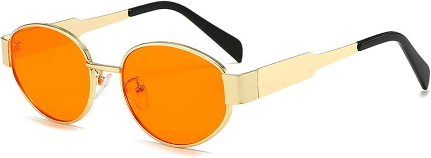 Солнцезащитные очки Willochra овальной формы для женщин, модные в стиле Y2K, с маленькой металлической оправой, ретро, классические, в стиле хип-хоп, защита от УФ-излучения UV400, C11
Солнцезащитные очки Willochra овальной формы для женщин, модные в стиле Y2K, с маленькой металлической оправой, ретро, классические, в стиле хип-хоп, защита от УФ-излучения UV400, C11