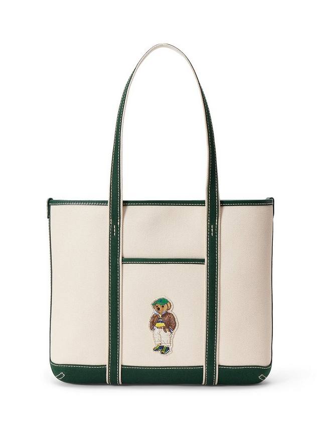 Polo Bear холщовая сумка-шоппер малого размера Ralph Lauren, White/Green
Polo Bear холщовая сумка-шоппер малого размера Ralph Lauren, White/Green