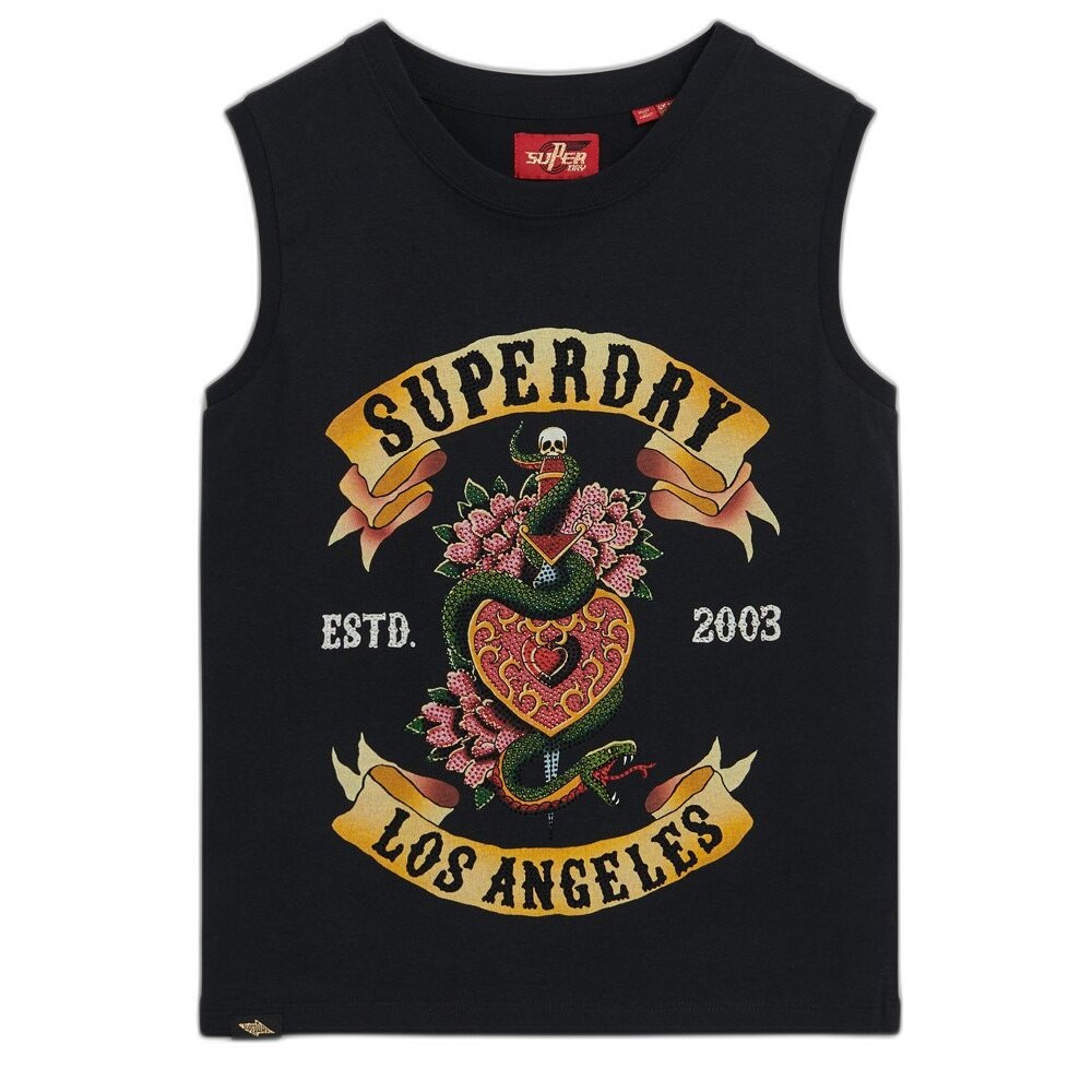 Футболка Superdry Tattoo Rhinestone Tank , Разноцветный
Футболка Superdry Tattoo Rhinestone Tank , Разноцветный