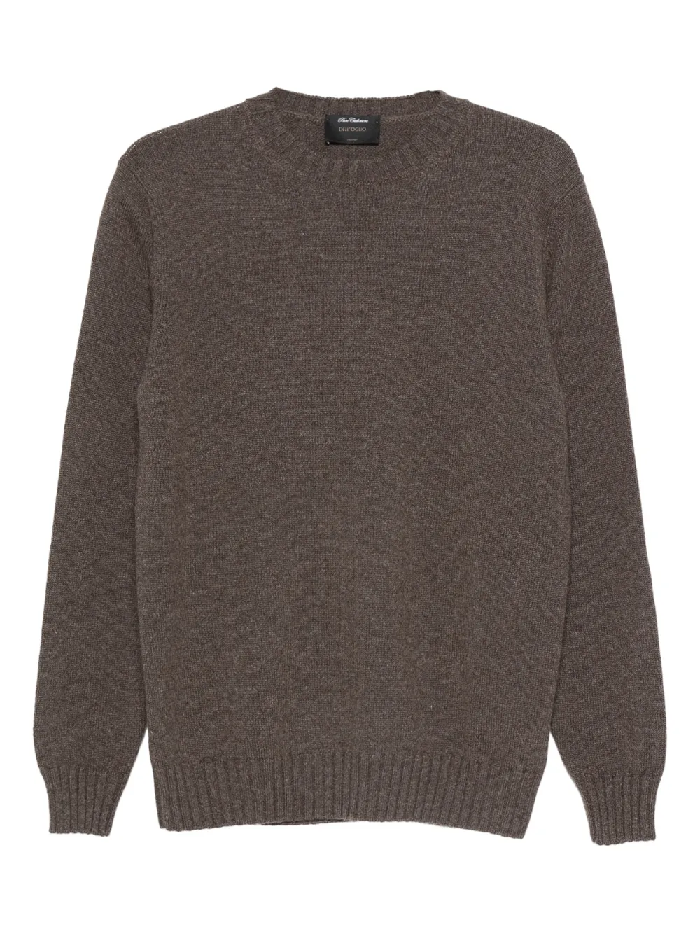 Свитер в рубчик с круглым вырезом Dell'Oglio, коричневый
Свитер в рубчик с круглым вырезом Dell'Oglio, коричневый