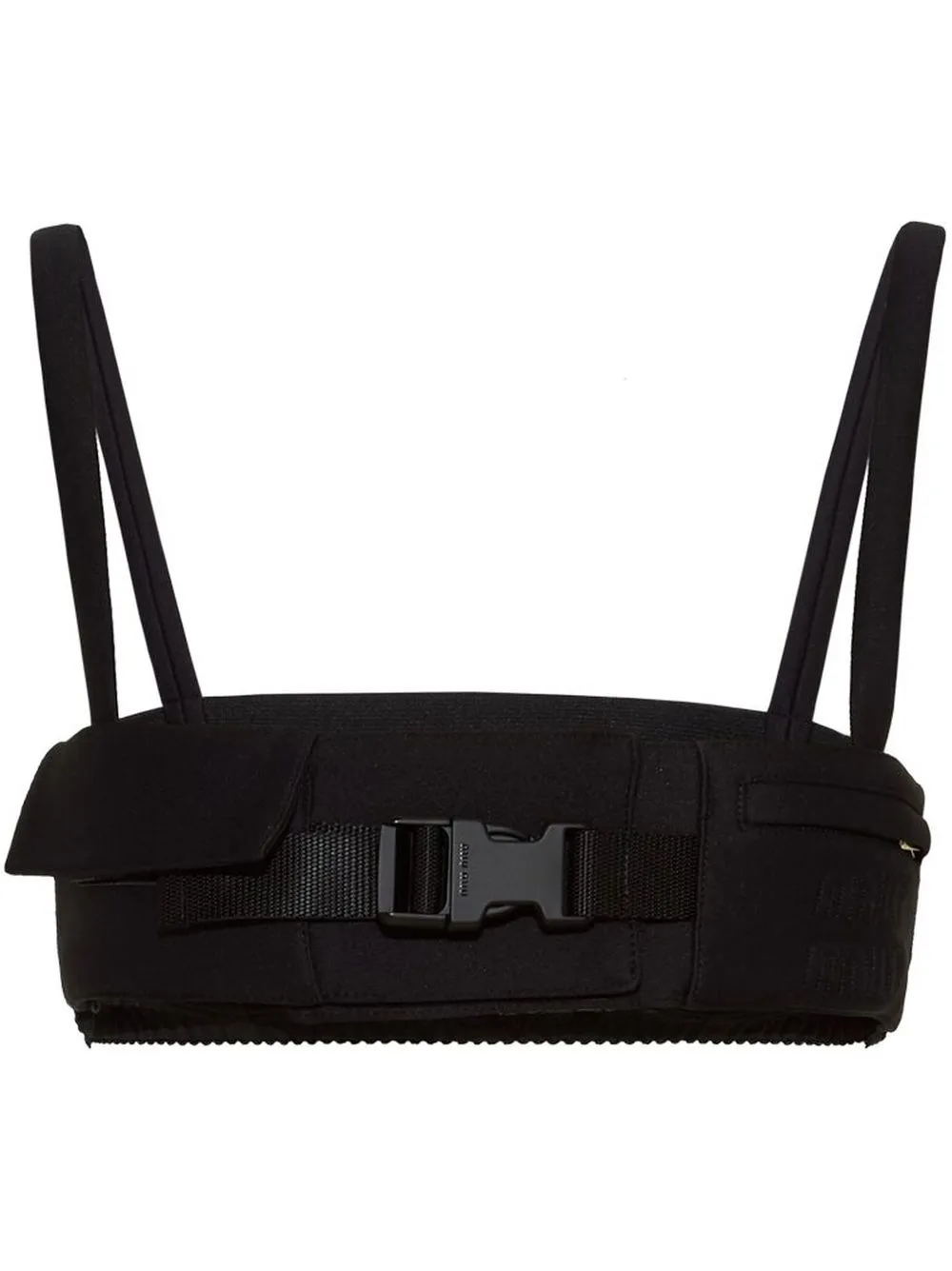 Топ-бралетт Radzimir с пряжкой MIU MIU, черный
Топ-бралетт Radzimir с пряжкой MIU MIU, черный