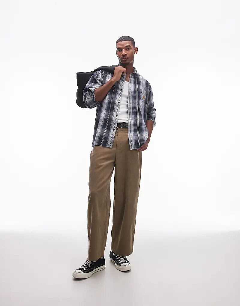 Рубашка блантон с длинным рукавом темно-синего цвета Carhartt WIP
Рубашка блантон с длинным рукавом темно-синего цвета Carhartt WIP