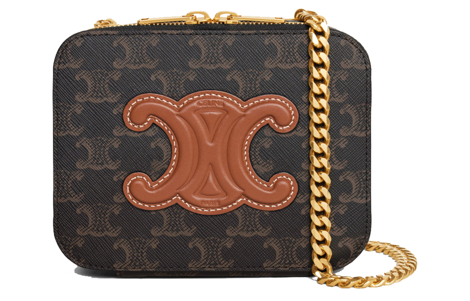 Сумка через плечо из холста с кожаными вставками женская Tawny CELINE
Сумка через плечо из холста с кожаными вставками женская Tawny CELINE