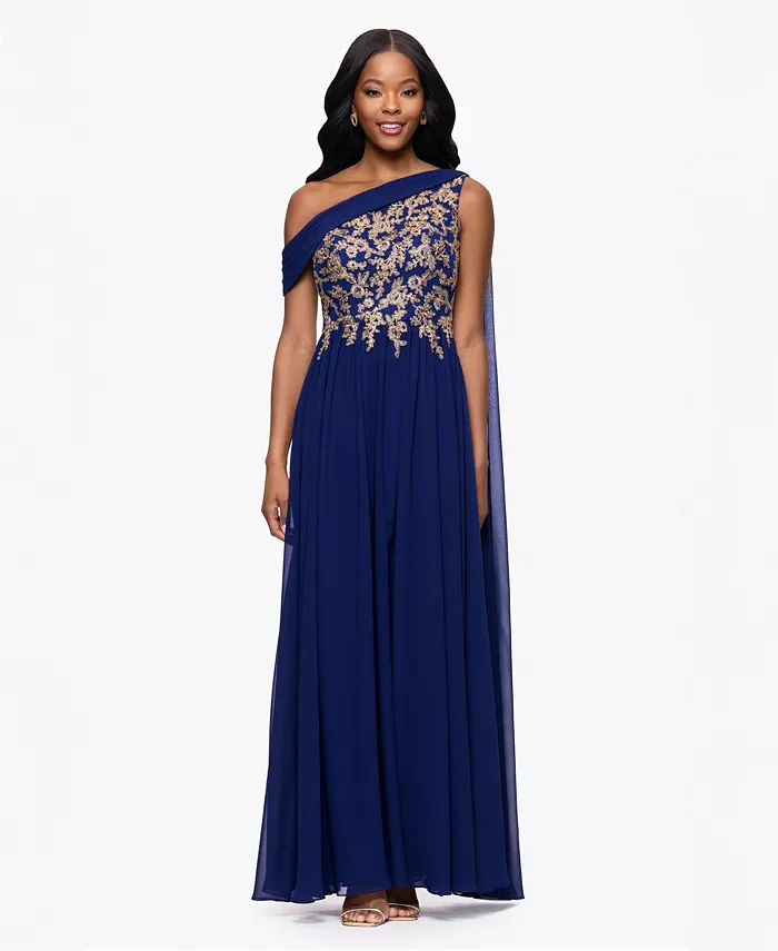 Женское вышитое платье с открытыми плечами Betsy & Adam
Женское вышитое платье с открытыми плечами Betsy & Adam