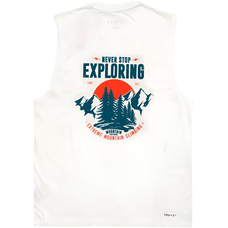 Jordan Майка Dri Fit унисекс белая
Jordan Майка Dri Fit унисекс белая