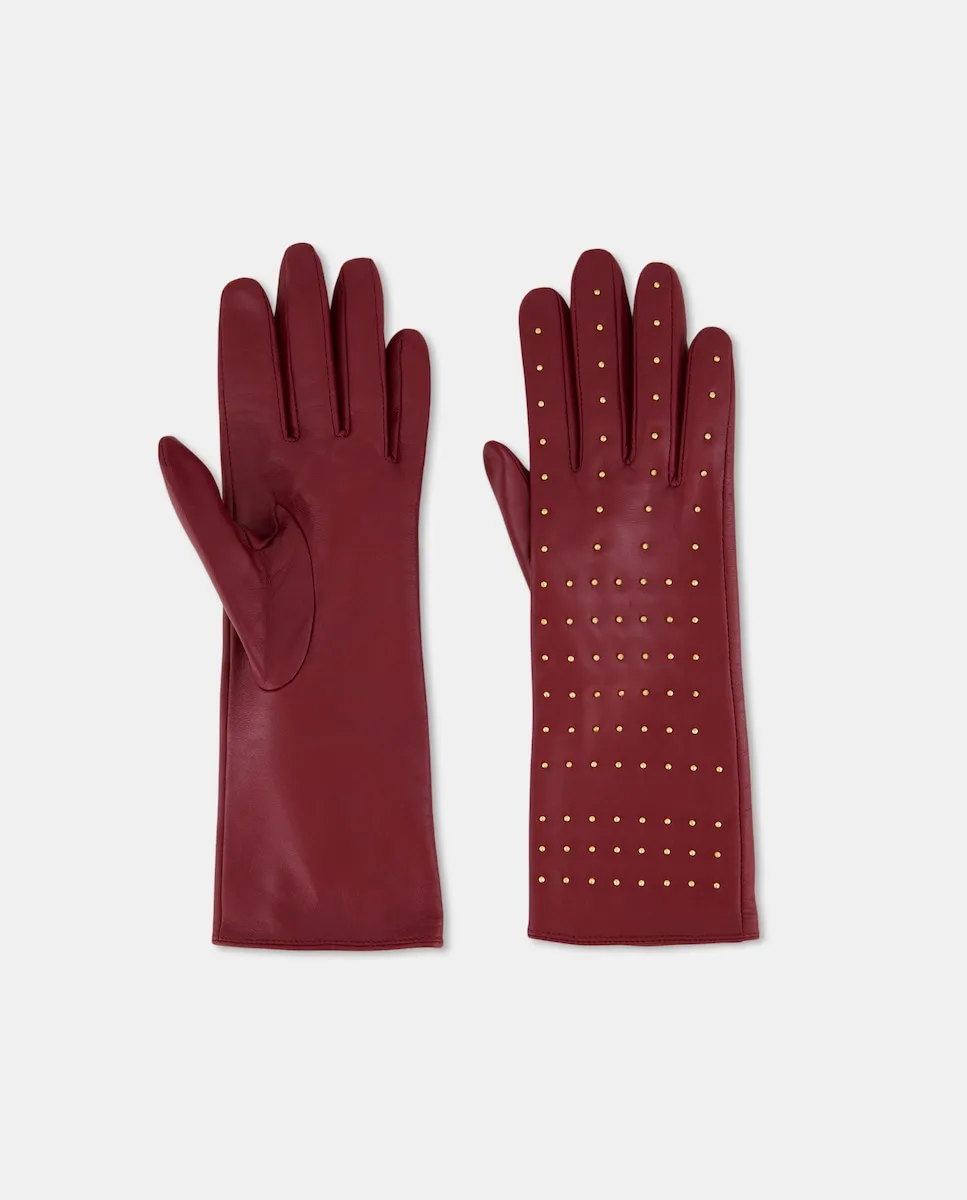 Длинные кожаные перчатки с заклепками Latouche, бордовый
Длинные кожаные перчатки с заклепками Latouche, бордовый