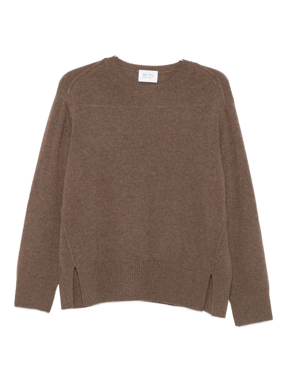 Кашемировый свитер с боковыми разрезами BeYou, коричневый
Кашемировый свитер с боковыми разрезами BeYou, коричневый