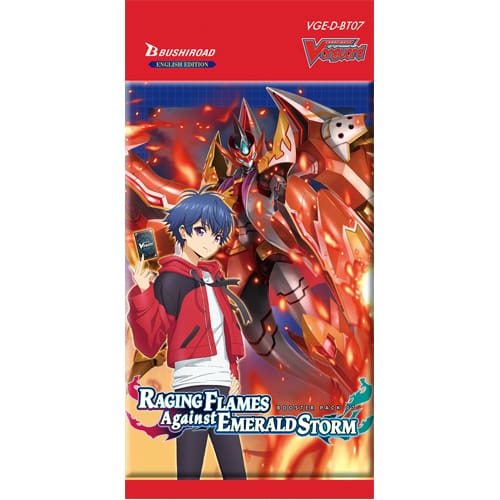 Карточная игра Cardfight!! Vanguard: Willdress: Raging Flames Against Emerald Storm – Booster Pack 07 Bushiroad 
Карточная игра Cardfight!! Vanguard: Willdress: Raging Flames Against Emerald Storm – Booster Pack 07 Bushiroad