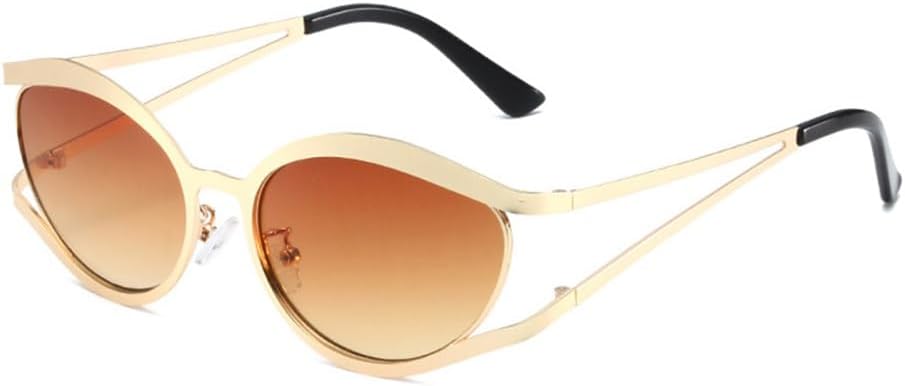 Ретро-солнцезащитные очки в форме «кошачий глаз» с полой металлической оправой для женщин и мужчин с защитой от УФ-излучения UV400. Солнцезащитные очки для вождения LANGSER, Golden Tea Gradient
Ретро-солнцезащитные очки в форме «кошачий глаз» с полой металлической оправой для женщин и мужчин с защитой от УФ-излучения UV400. Солнцезащитные очки для вождения LANGSER, Golden Tea Gradient