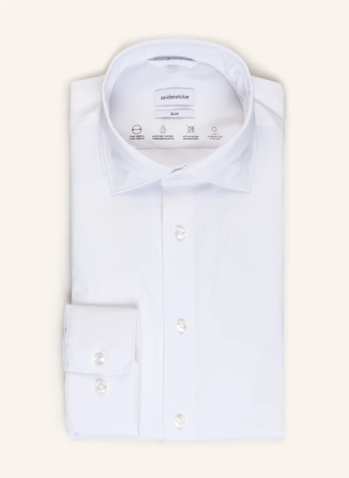 Рубашка узкого кроя Seidensticker, белый
Рубашка узкого кроя Seidensticker, белый