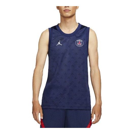 Жилет Air Jordan Mesh Paris Saint-Germain Full Print Breathable Soccer/Football Sports Vest Dark blue
Жилет Air Jordan Mesh Paris Saint-Germain Full Print Breathable Soccer/Football Sports Vest Dark blue
